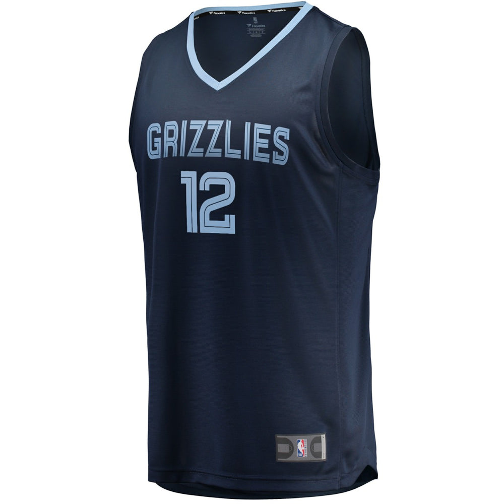 Ja Morant Memphis Grizzlies Replica Fast Break Jersey Navy Icon Edition | Fanatics Lifestyle