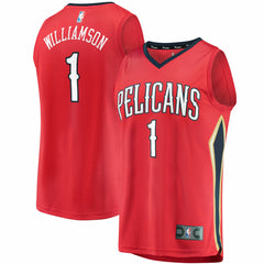 Zion Williamson New Orleans Pelicans Replica Fast Break Jersey Red Statement Edition | Fanatics for sale