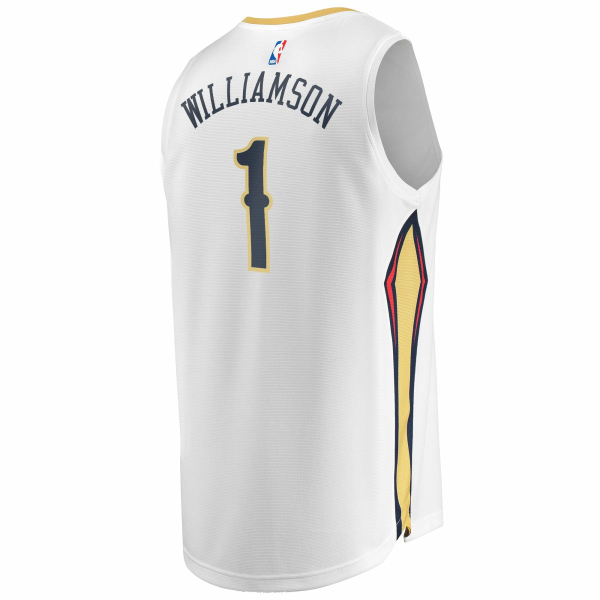 Zion Williamson New Orleans Pelicans Replica Fast Break Jersey White Association Edition | Fanatics