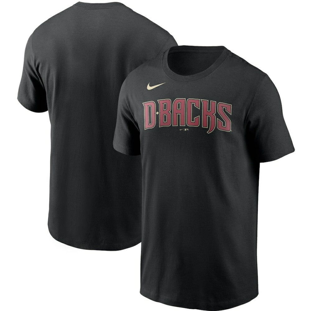 Arizona Diamondbacks Nike Team Wordmark T-Shirt - Black - Nike Discount