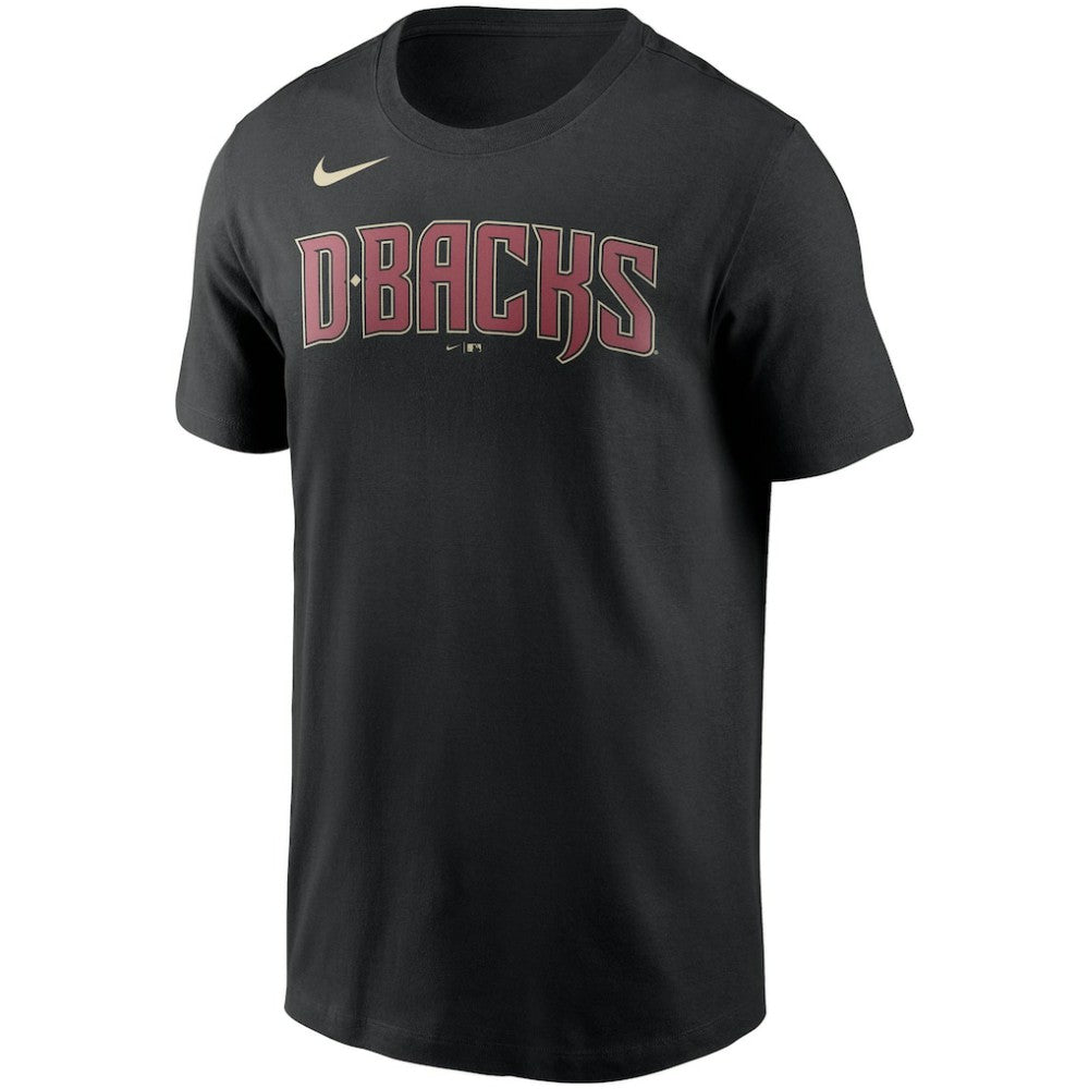 Arizona Diamondbacks Nike Team Wordmark T-Shirt - Black - Nike Discount