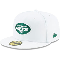 New York Jets New Era Omaha 59FIFTY Fitted Hat White