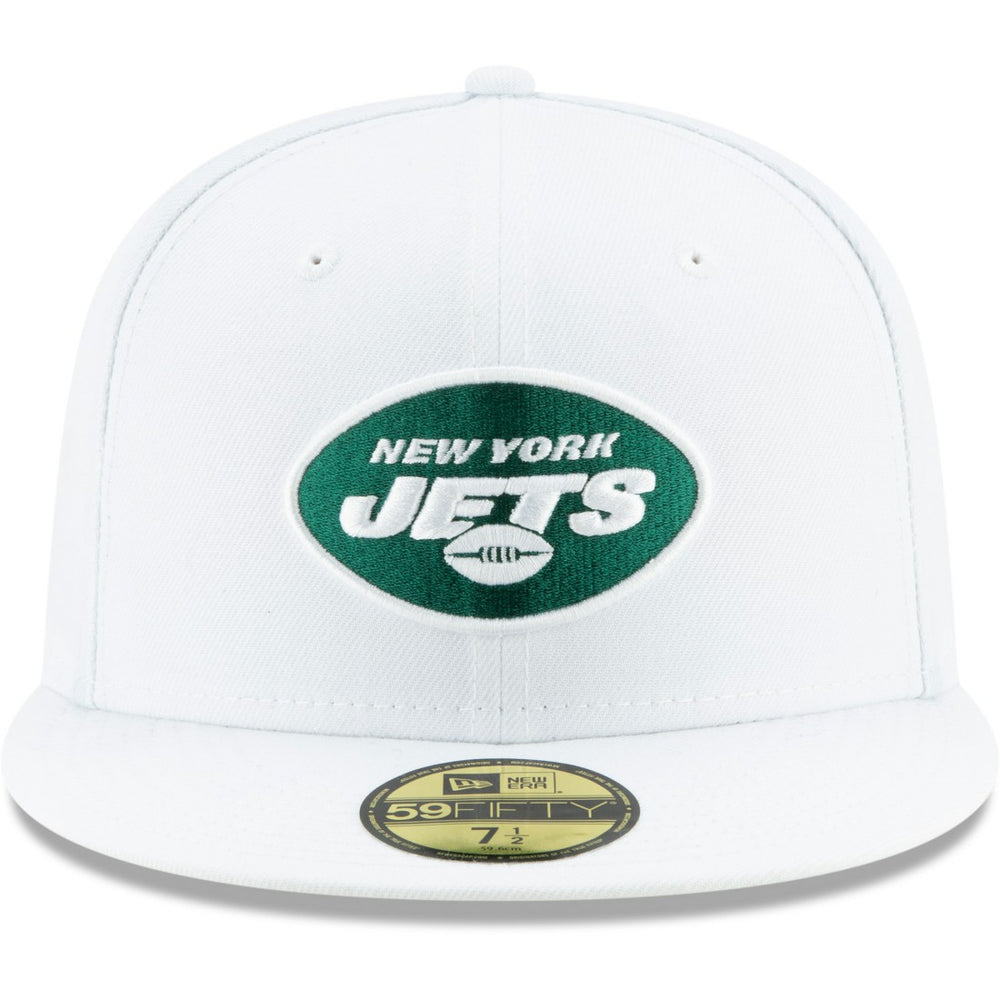 New York Jets New Era Omaha 59FIFTY Fitted Hat White