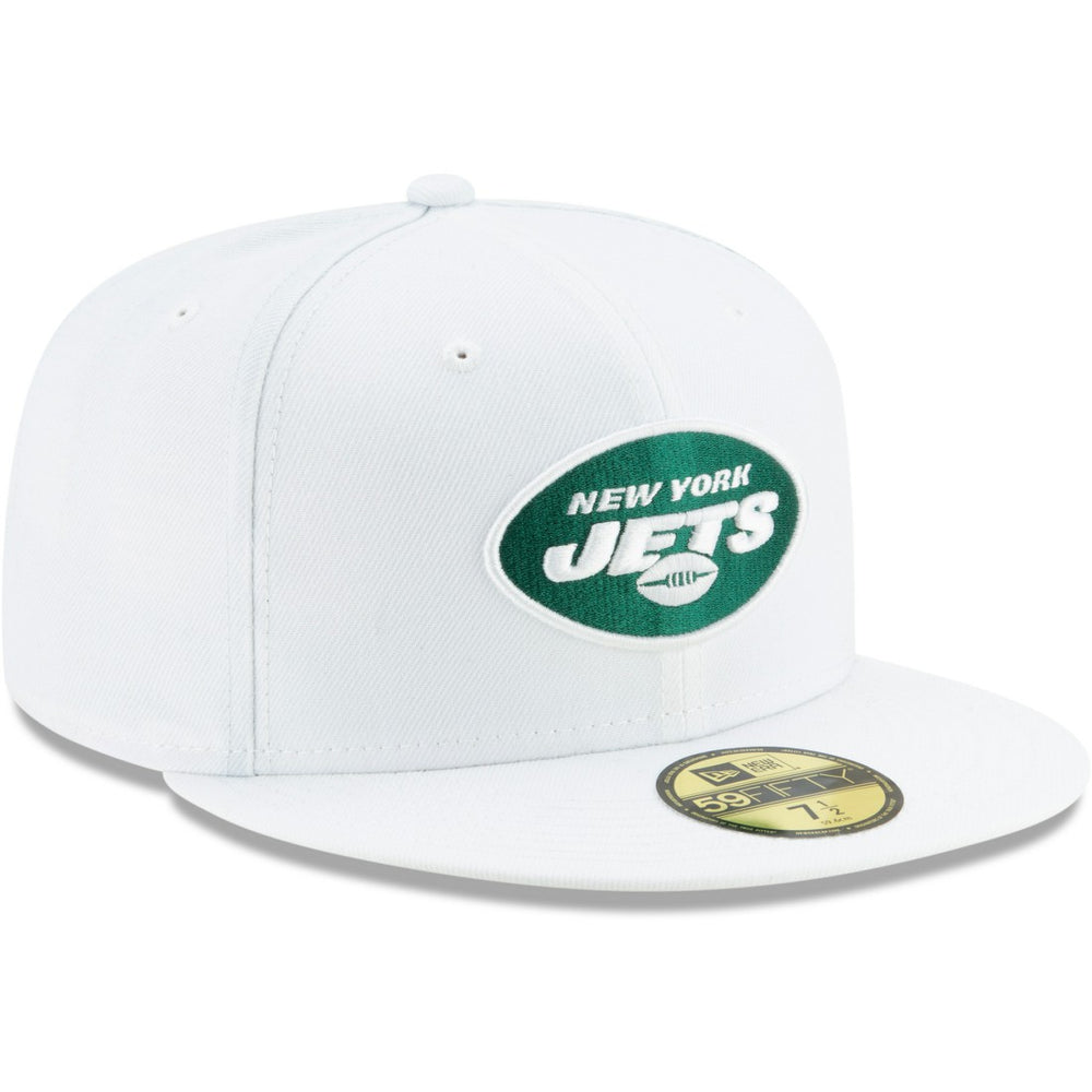 New York Jets New Era Omaha 59FIFTY Fitted Hat White
