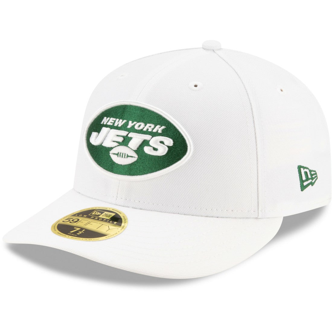 New York Jets New Era Omaha Low Profile 59FIFTY Fitted Hat White