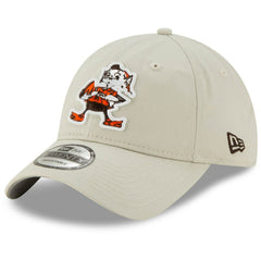 Cleveland Browns New Era Historic Playmaker 9TWENTY Adjustable Hat Khaki