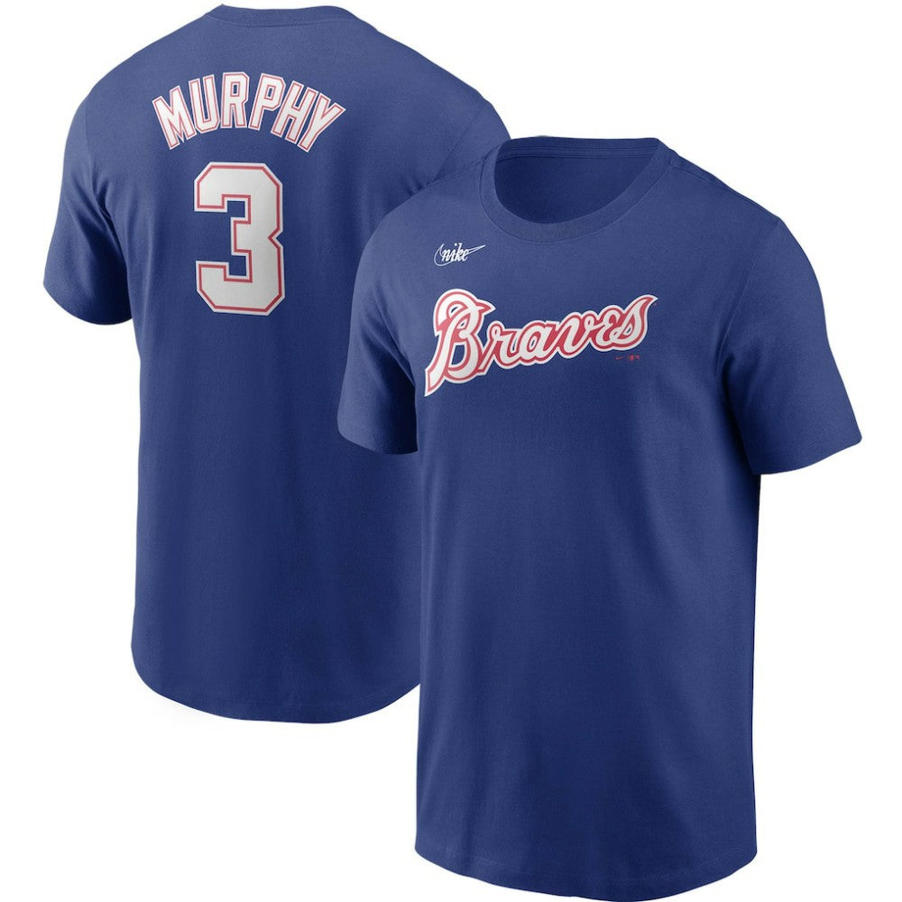 Dale Murphy Atlanta Braves Nike Cooperstown Collection Name & Number T-Shirt - Royal - Nike Lifestyle