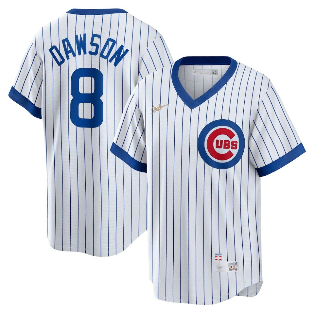 Andre Dawson Chicago Cubs Nike Home Cooperstown Collection Player Jersey - White - Nike Online