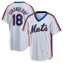 Darryl Strawberry New York Mets Nike Home Cooperstown Collection Player Jersey - White - Nike Online