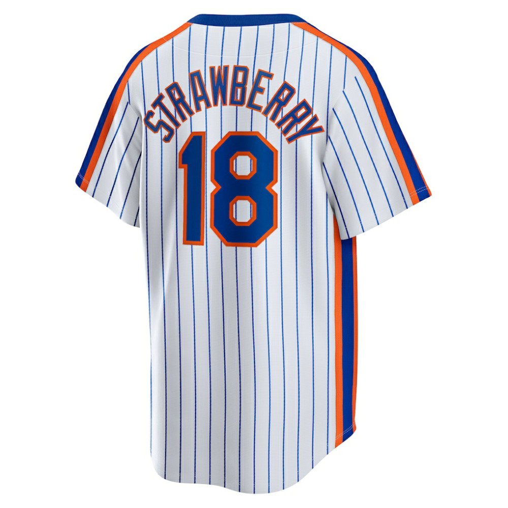 Darryl Strawberry New York Mets Nike Home Cooperstown Collection Player Jersey - White - Nike Online