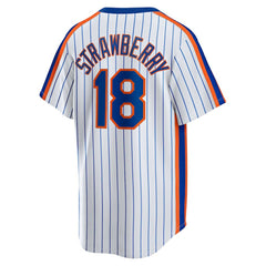 Darryl Strawberry New York Mets Nike Home Cooperstown Collection Player Jersey - White - Nike Online