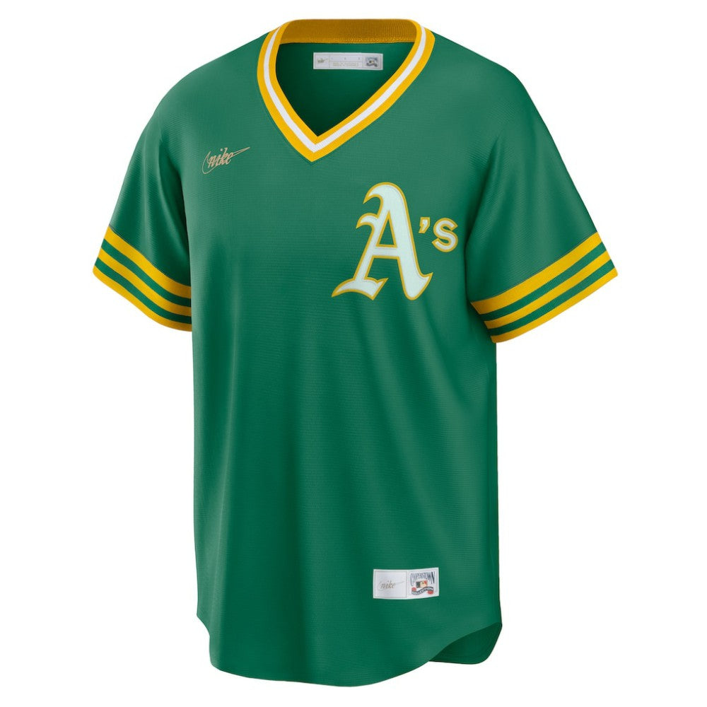 Reggie Jackson Athletics Nike Road Cooperstown Collection Player Jersey - Kelly Green - Nike on Sale