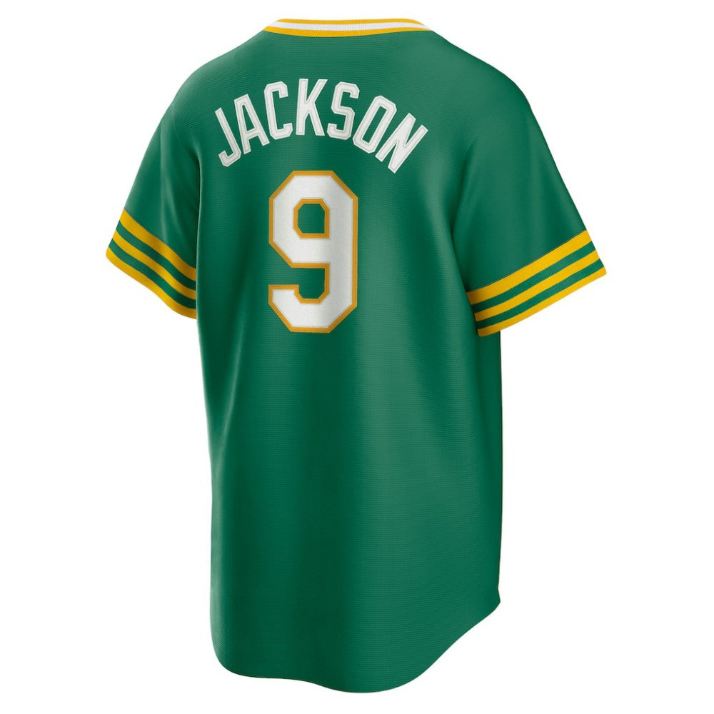 Reggie Jackson Athletics Nike Road Cooperstown Collection Player Jersey - Kelly Green - Nike on Sale