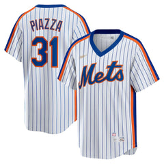 Mike Piazza New York Mets Nike Home Cooperstown Collection Player Jersey - White - Nike Discount