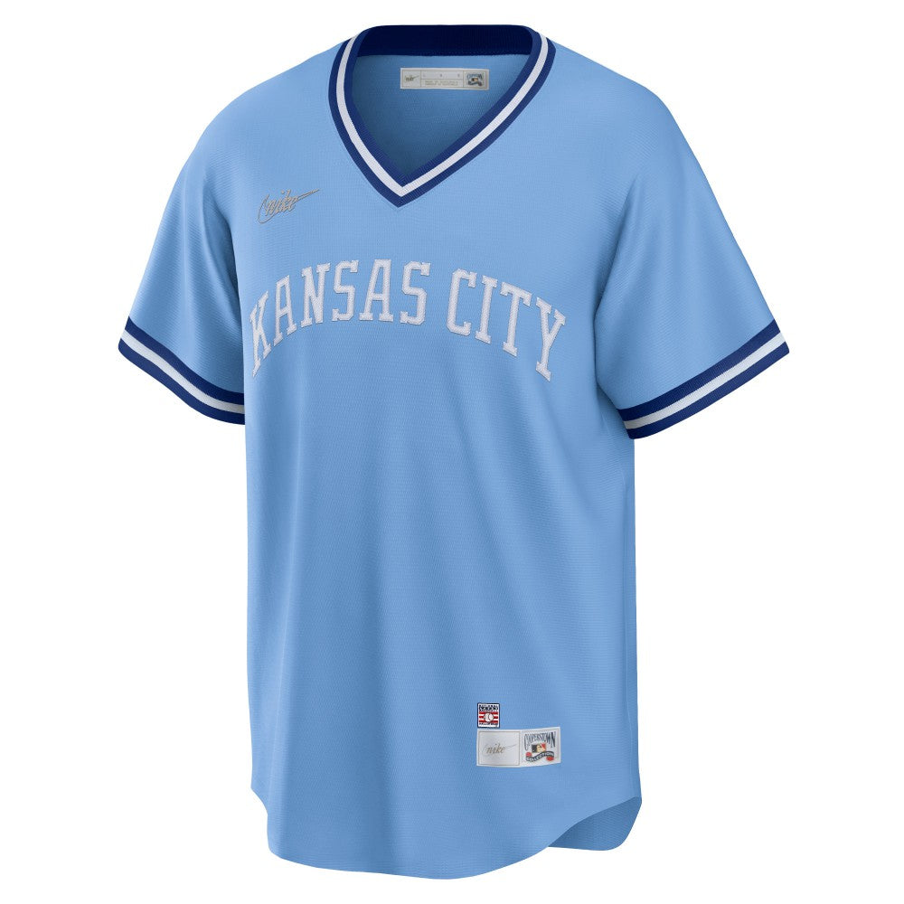 George Brett Kansas City Royals Nike Road Cooperstown Collection Player Jersey - Light Blue - Nike Discount