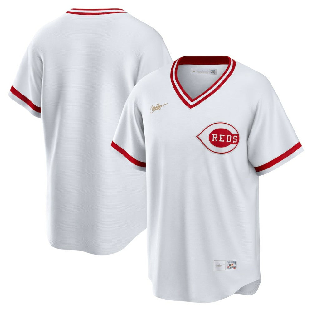 Cincinnati Reds Nike Home Cooperstown Collection Team Jersey - White - Nike Sale
