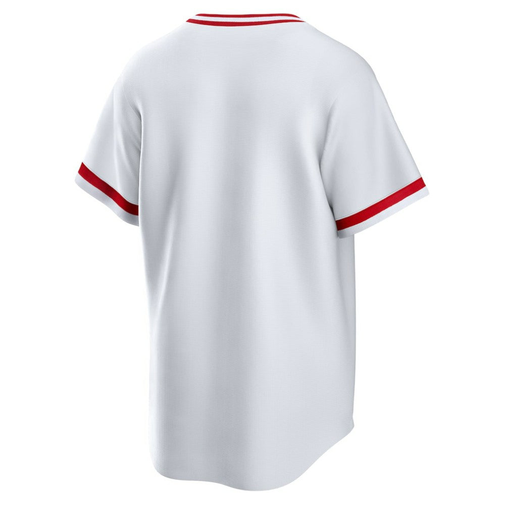 Cincinnati Reds Nike Home Cooperstown Collection Team Jersey - White - Nike Sale