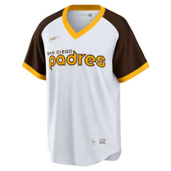 San Diego Padres Nike Home Cooperstown Collection Team Jersey - White - Nike Lifestyle
