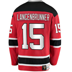 Jamie Langenbrunner New Jersey Devils Fanatics Premier Breakaway Retired Player Jersey - Red - NHL 3600720
