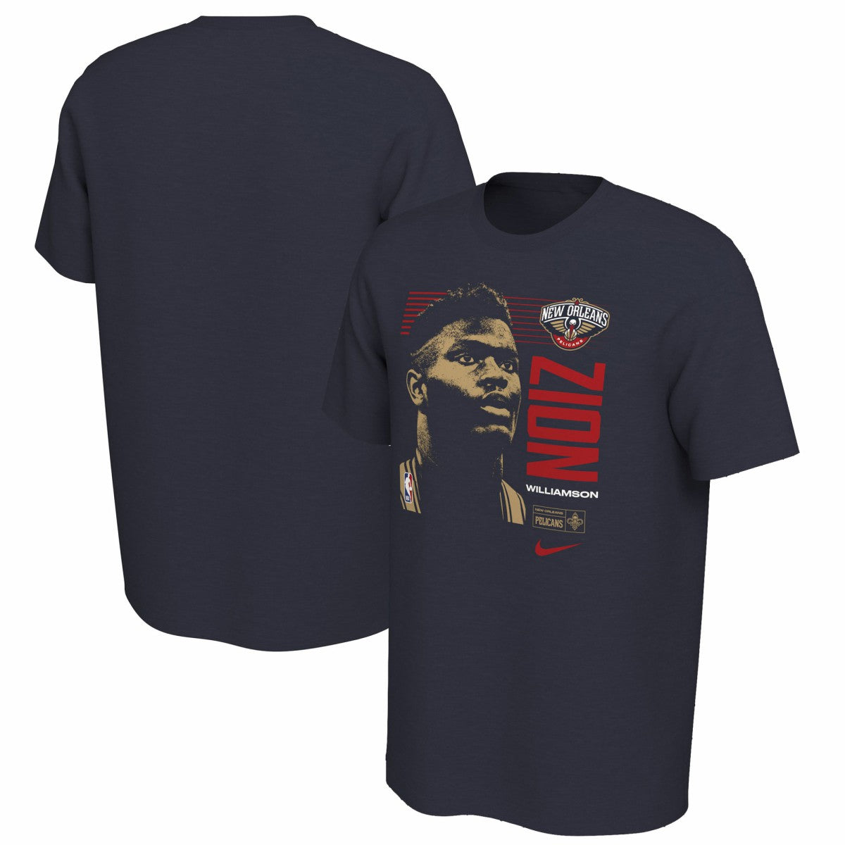 Zion Williamson New Orleans Pelicans 2019 NBA Draft First Round Rookie T-Shirt Navy | Nike