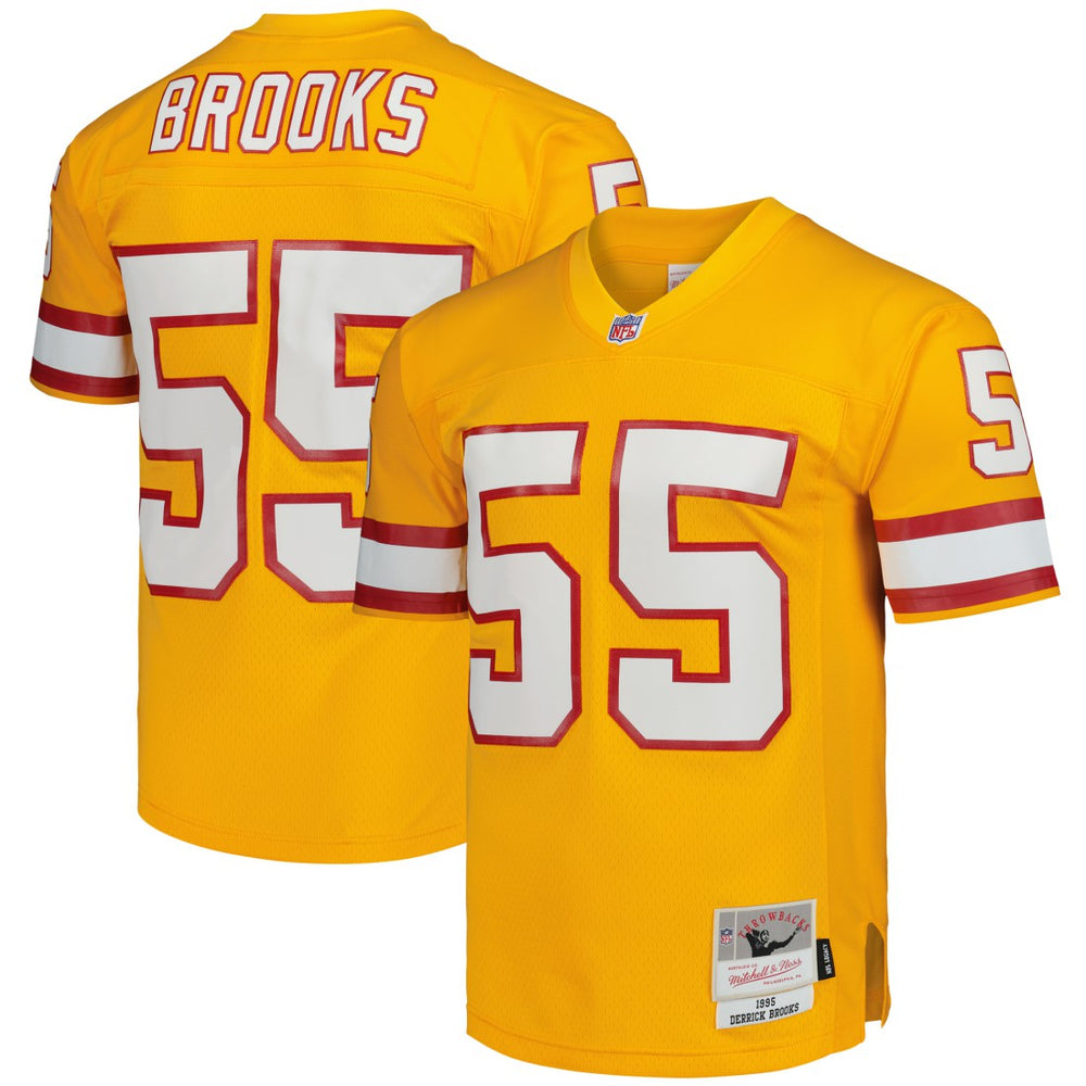 Mitchell & Ness Derrick Brooks Tampa Bay Buccaneers Legacy Replica Jersey Orange