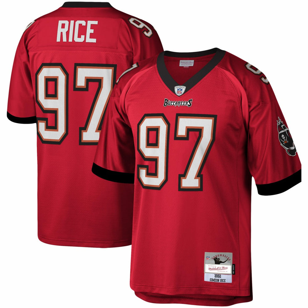 Mitchell & Ness Simeon Rice Tampa Bay Buccaneers Legacy Replica Jersey Red