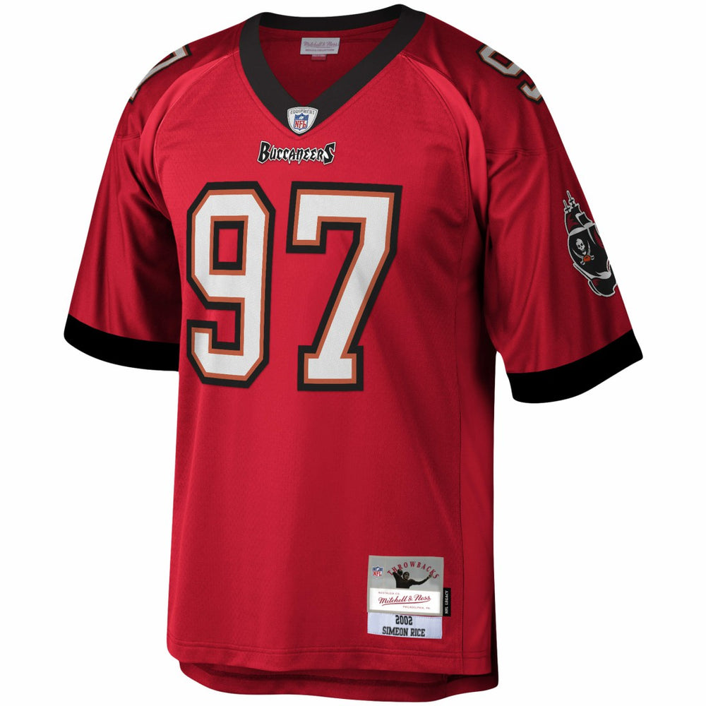 Mitchell & Ness Simeon Rice Tampa Bay Buccaneers Legacy Replica Jersey Red