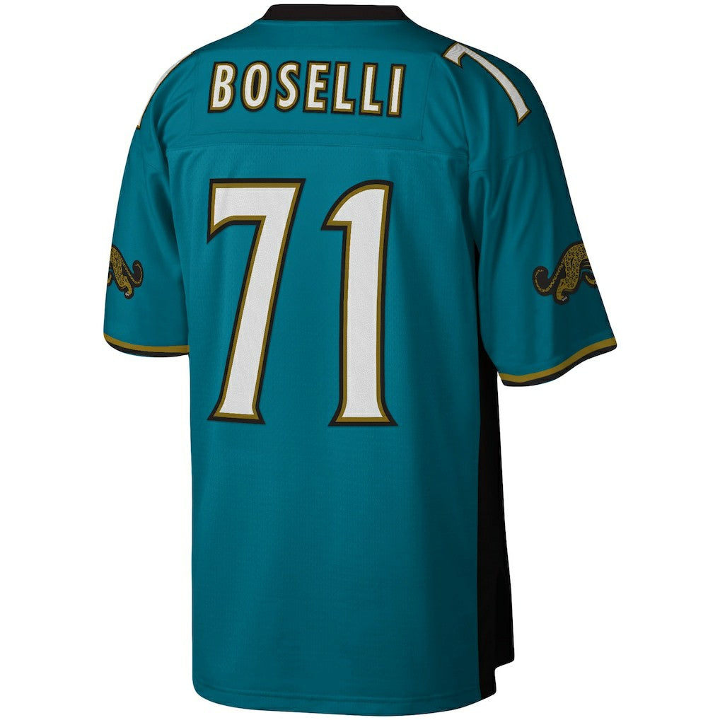 Mitchell & Ness Tony Boselli Jacksonville Jaguars Legacy Replica Jersey Teal