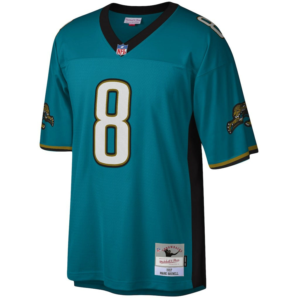 Mitchell & Ness Mark Brunell Jacksonville Jaguars Legacy Replica Jersey Teal