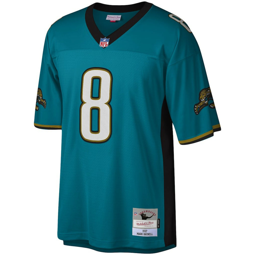Mitchell & Ness Mark Brunell Jacksonville Jaguars Legacy Replica Jersey Teal