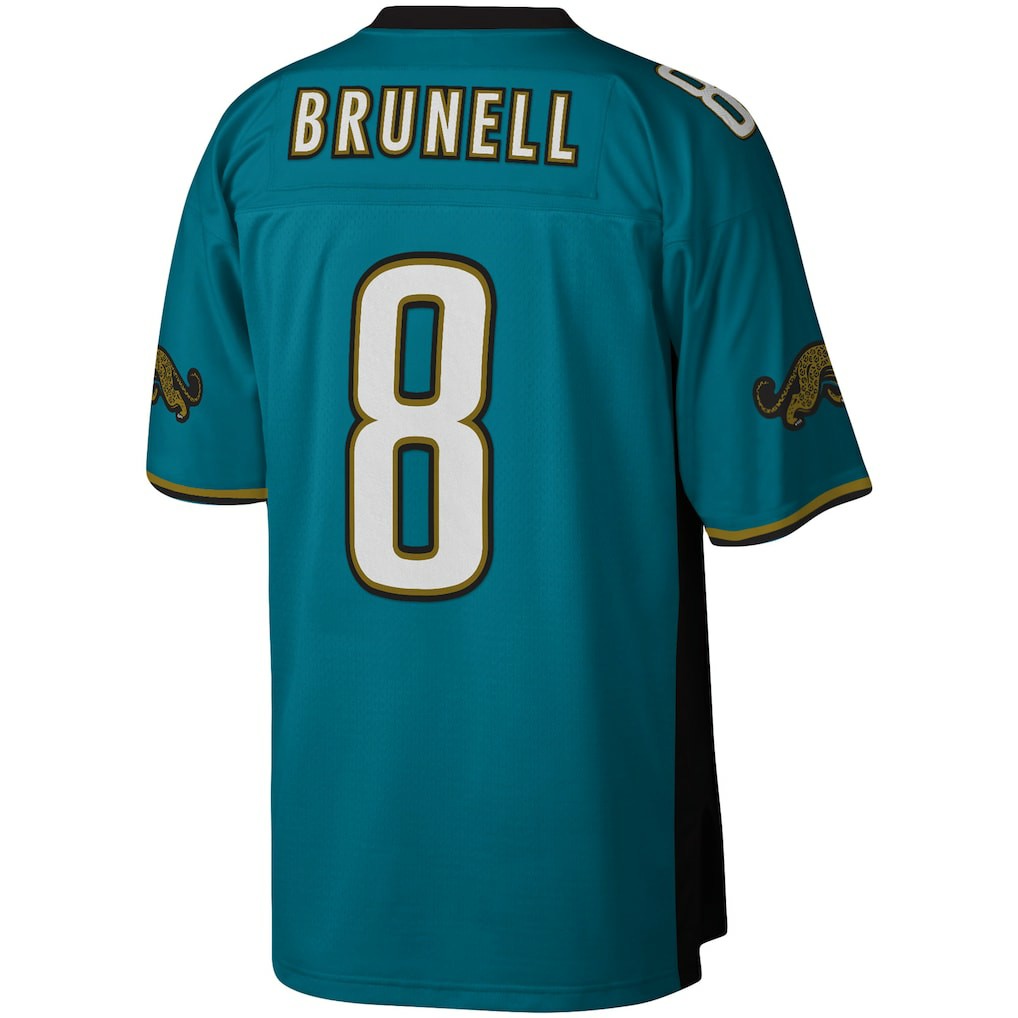 Mitchell & Ness Mark Brunell Jacksonville Jaguars Legacy Replica Jersey Teal