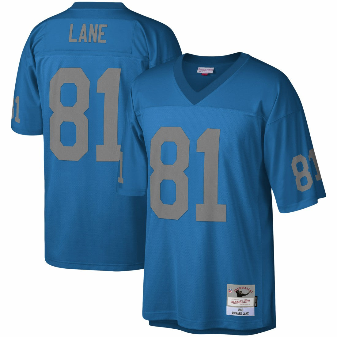 Mitchell & Ness Richard Lane Detroit Lions Legacy Replica Jersey Blue