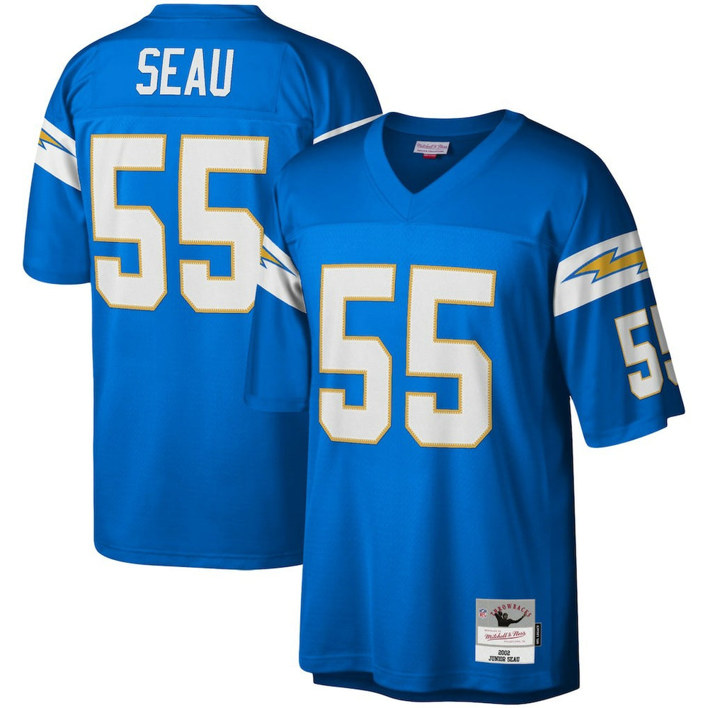Mitchell & Ness Junior Seau Los Angeles Chargers Legacy Replica Jersey Powder Blue