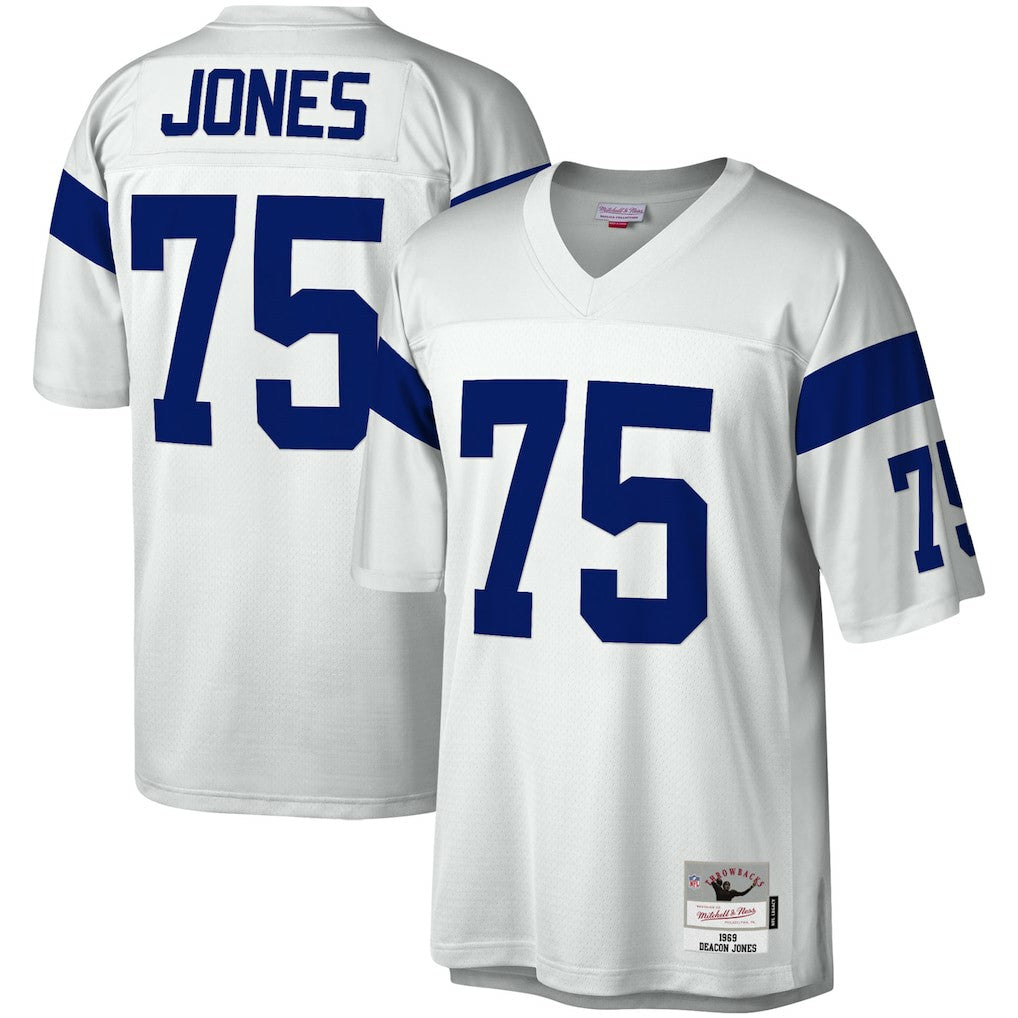 Mitchell & Ness Deacon Jones Los Angeles Rams Legacy Replica Jersey White