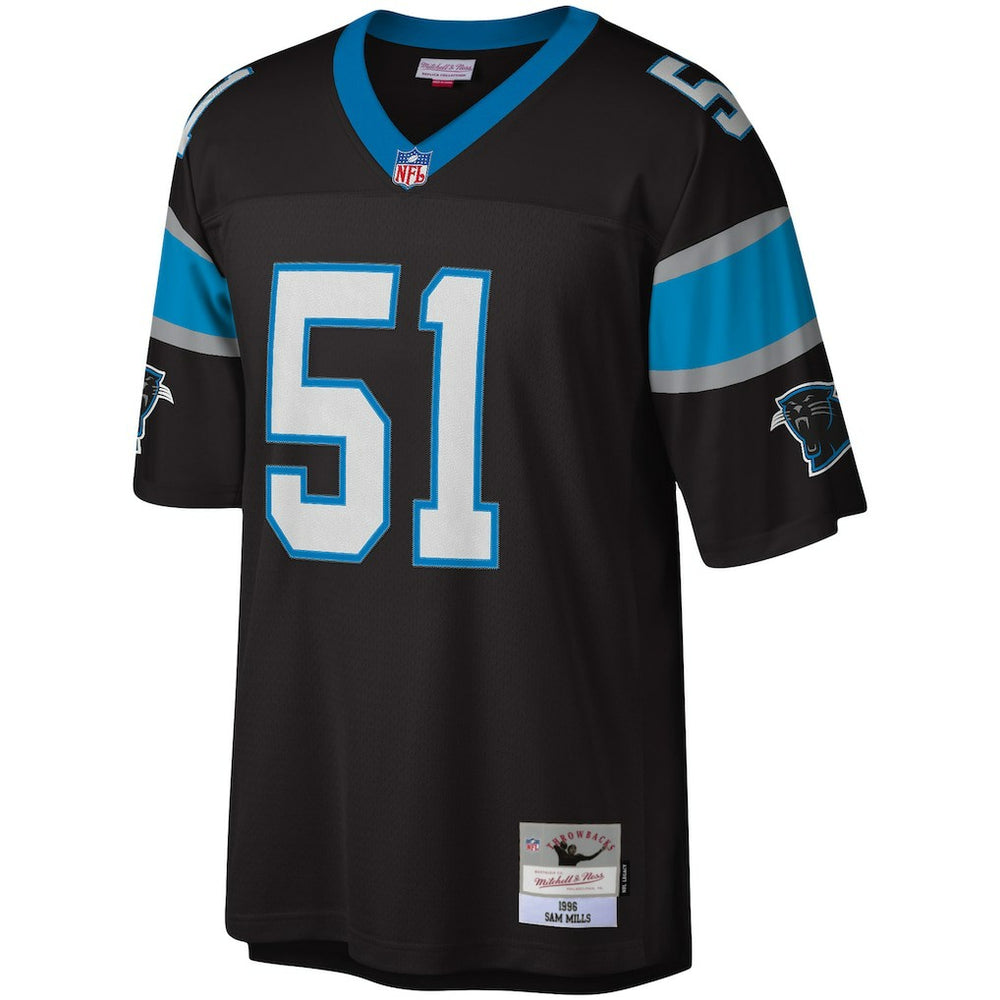 Mitchell & Ness Sam Mills Carolina Panthers Legacy Replica Jersey Black