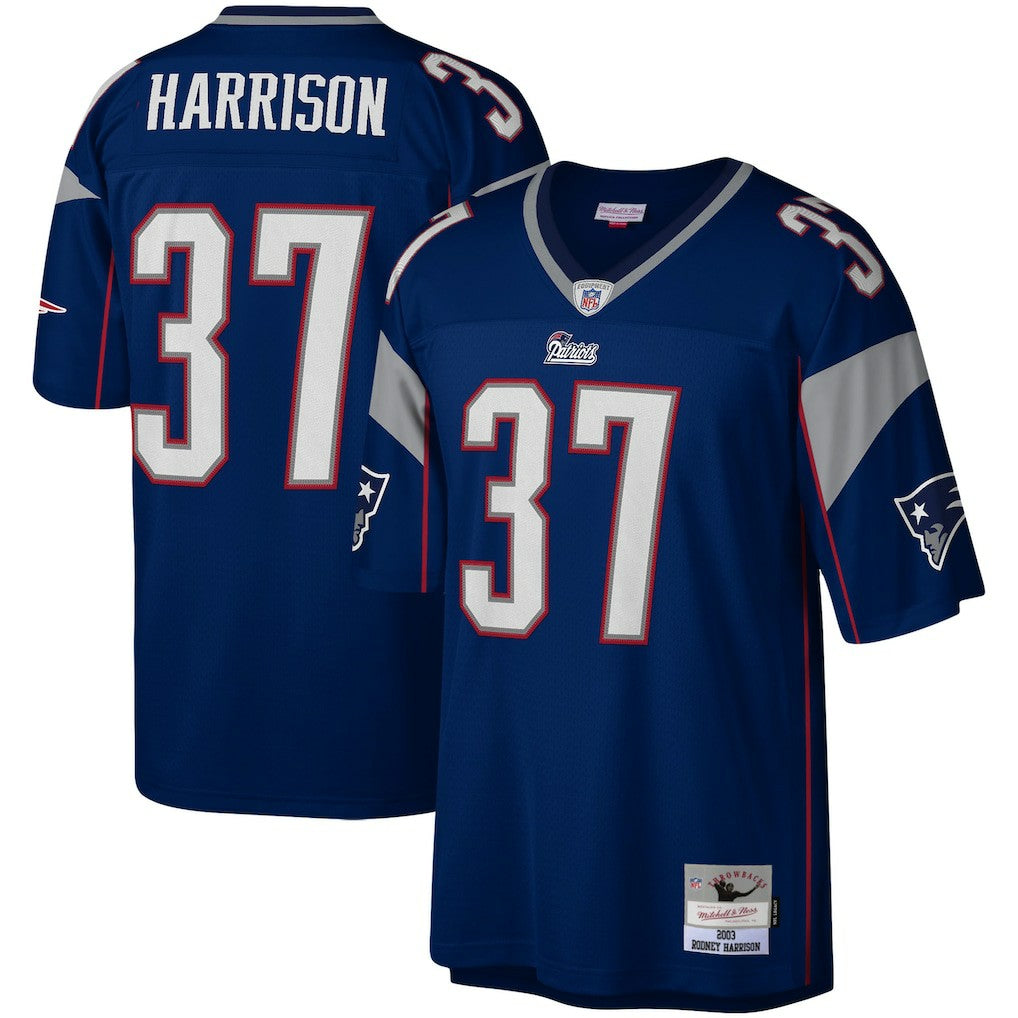 Mitchell & Ness Rodney Harrison New England Patriots Legacy Replica Jersey Navy