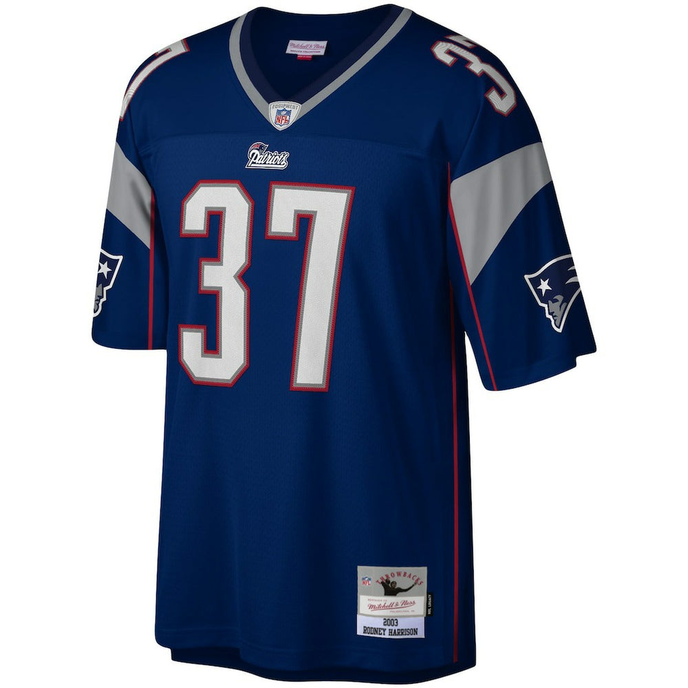 Mitchell & Ness Rodney Harrison New England Patriots Legacy Replica Jersey Navy