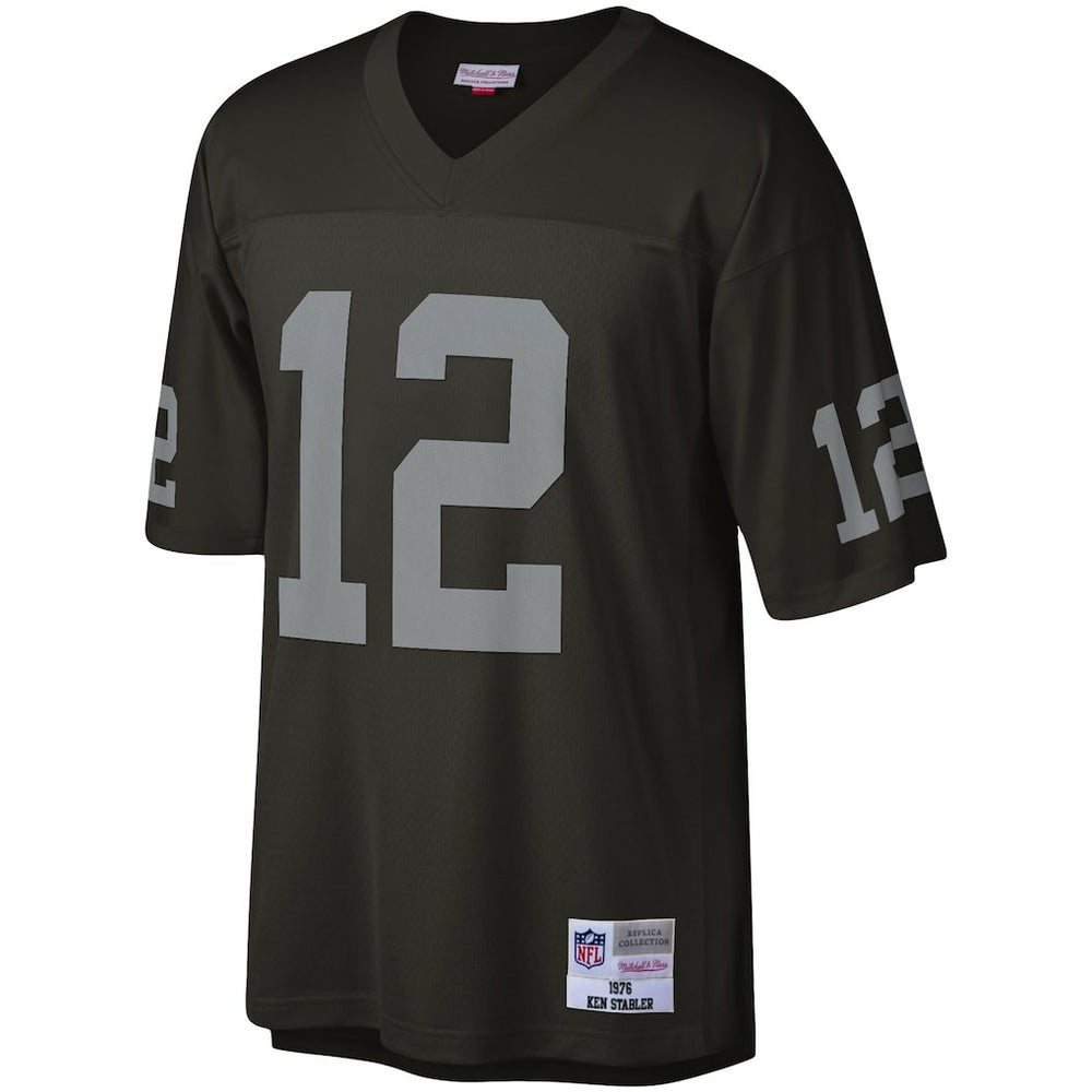 Mitchell & Ness Ken Stabler Las Vegas Raiders Legacy Replica Jersey Black