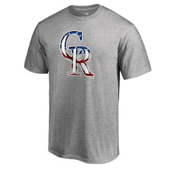 Charlie Blackmon Colorado Rockies Banner Wave Name & Number T-Shirt - Heathered Gray - MLB on Sale