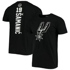 Luka Samanic San Antonio Spurs Playmaker Name & Number Logo T-Shirt Black | Fanatics outlet