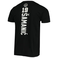 Luka Samanic San Antonio Spurs Playmaker Name & Number Logo T-Shirt Black | Fanatics outlet