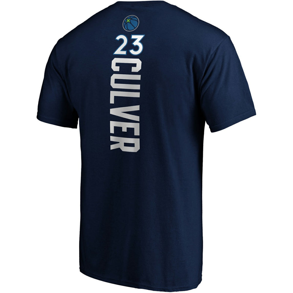 Jarrett Culver Minnesota Timberwolves Playmaker Name & Number Logo T-Shirt Navy | Fanatics for sale