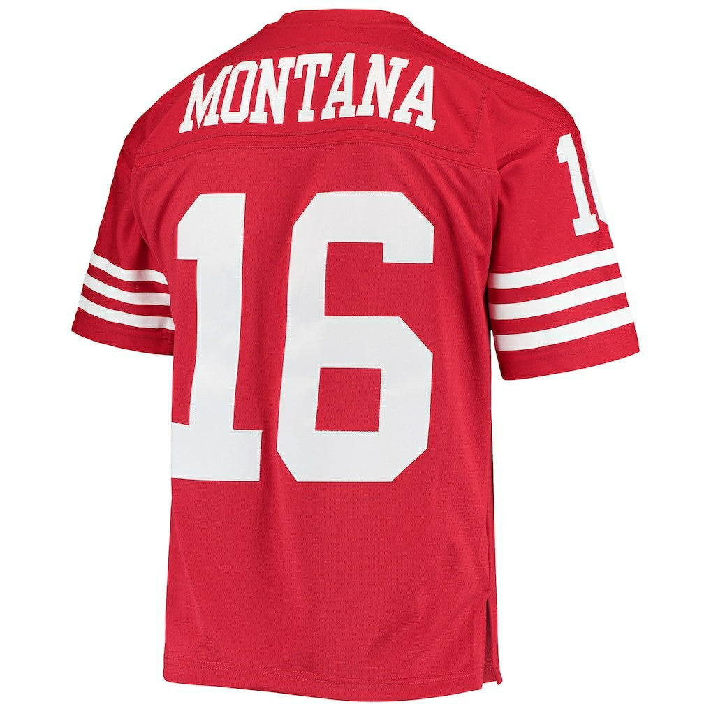 Mitchell & Ness Joe Montana San Francisco 49ers Legacy Replica Jersey Scarlet