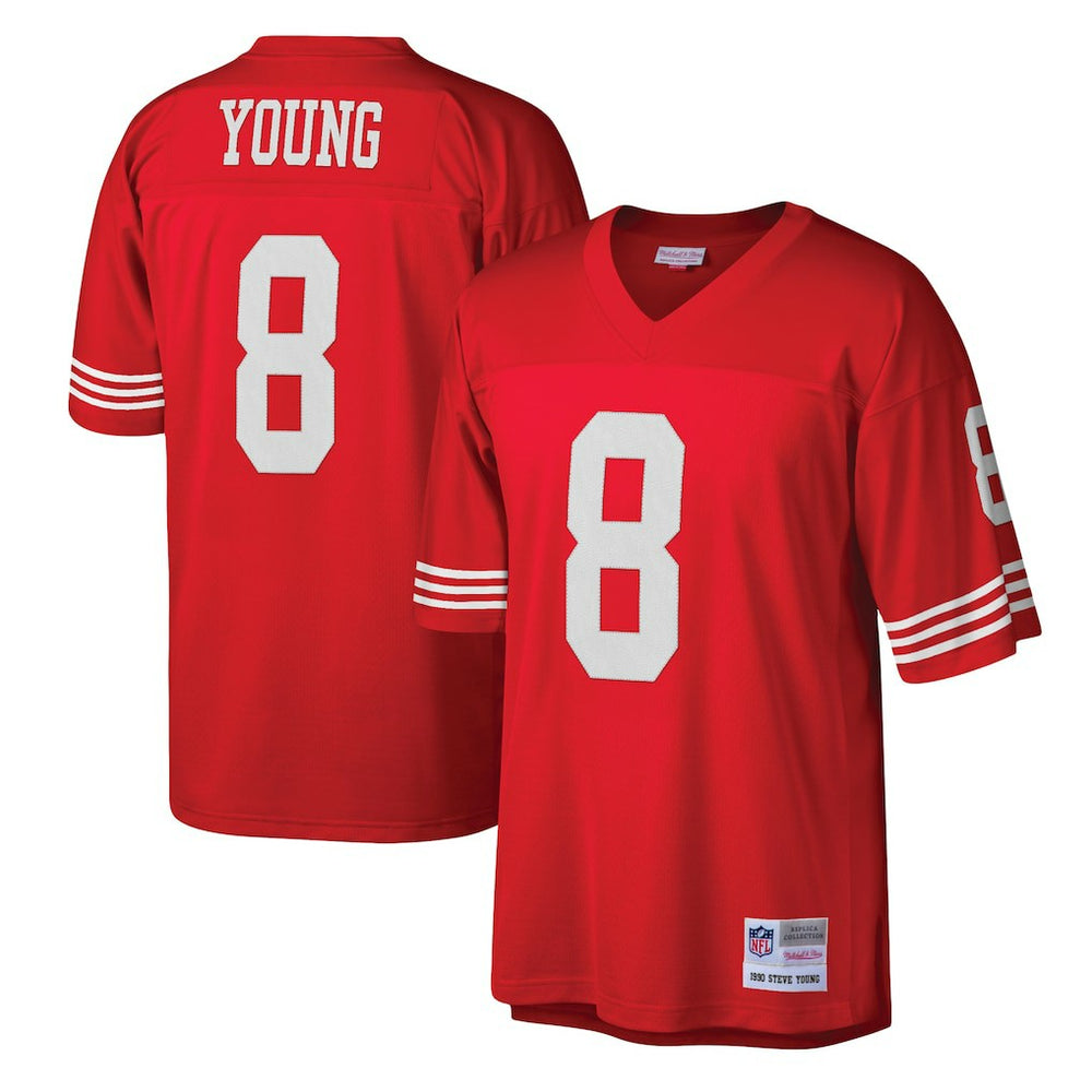 Mitchell & Ness Steve Young San Francisco 49ers Legacy Replica Jersey Scarlet