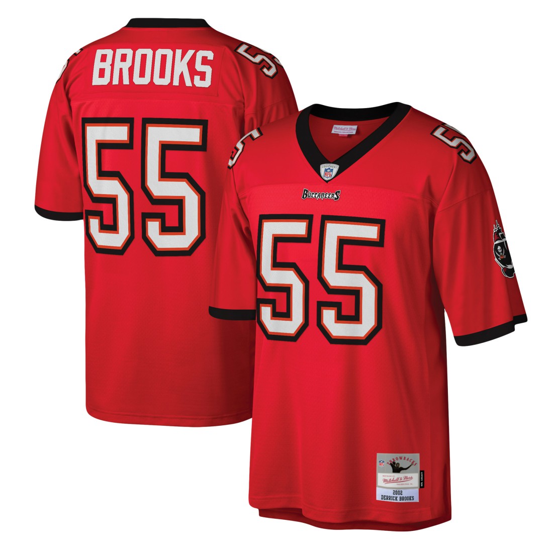 Mitchell & Ness Derrick Brooks Tampa Bay Buccaneers Legacy Replica Jersey Red