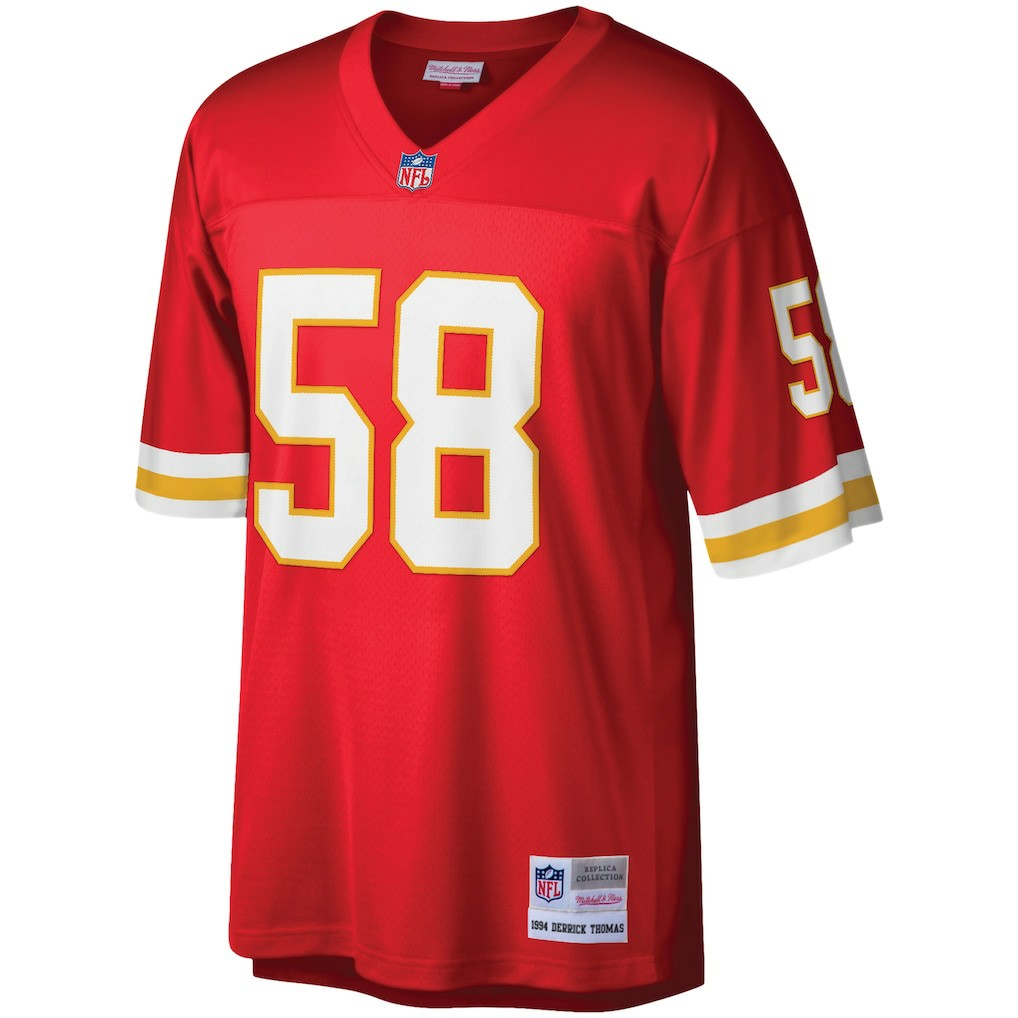 Mitchell & Ness Derrick Thomas Kansas City Chiefs Legacy Replica Jersey Red