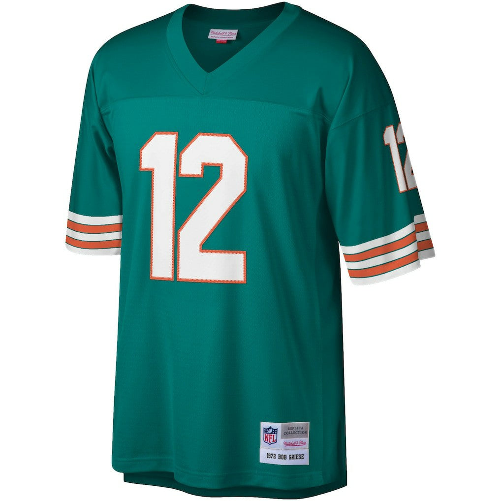 Mitchell & Ness Bob Griese Miami Dolphins Legacy Replica Jersey Aqua