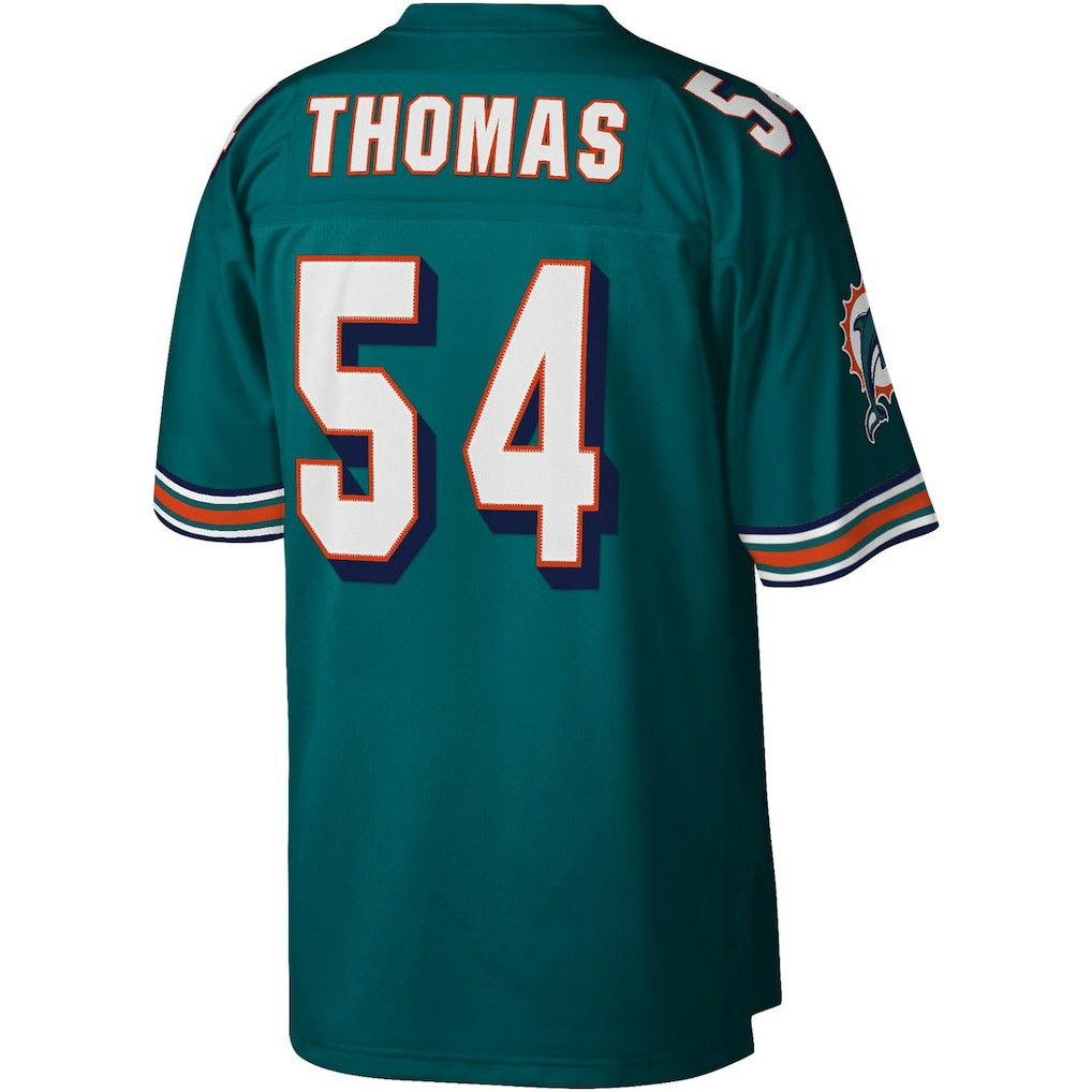 Mitchell & Ness Zach Thomas Miami Dolphins Legacy Replica Jersey Aqua