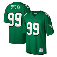 Mitchell & Ness Jerome Brown Philadelphia Eagles Legacy Replica Jersey Kelly Green