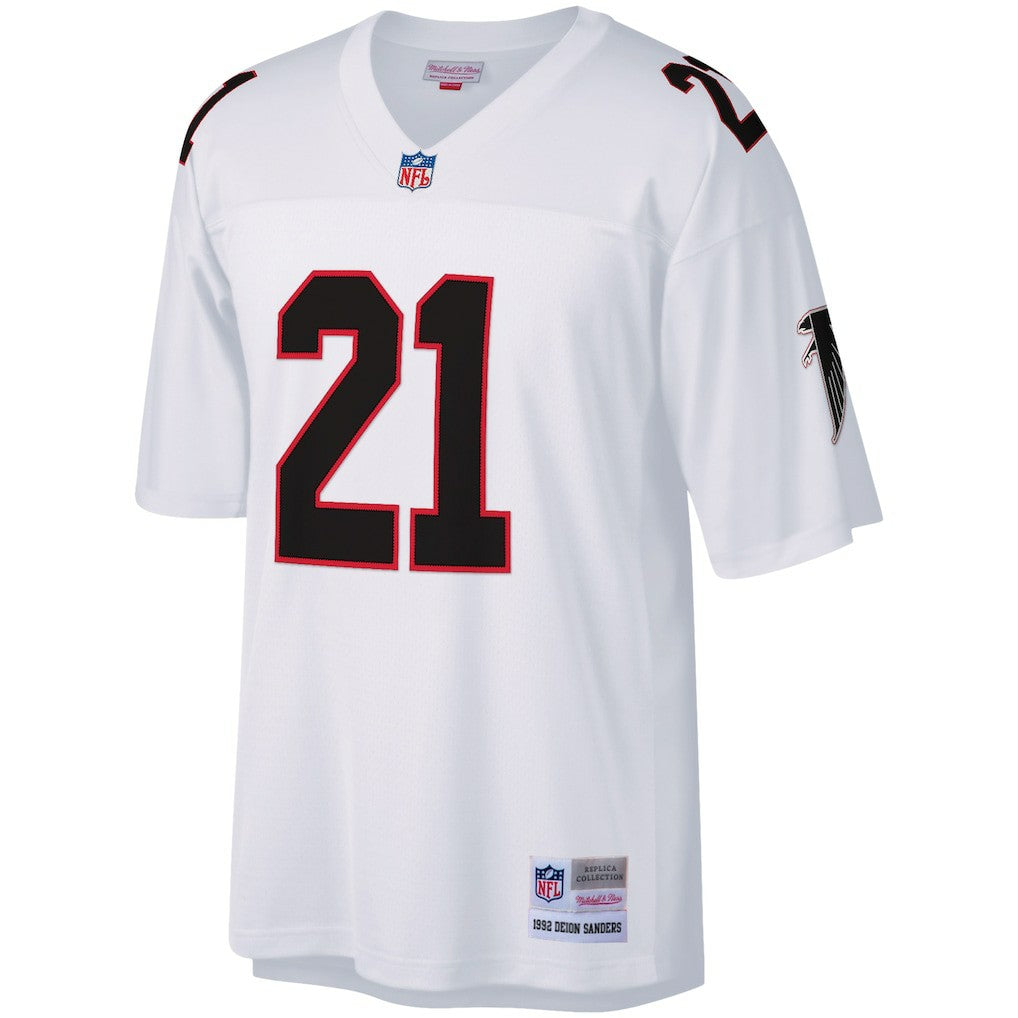 Mitchell & Ness Deion Sanders Atlanta Falcons Legacy Replica Jersey White